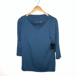🧿 Adrienne Vittadini | NWT Blue Spandex Tunic Top